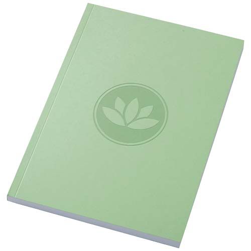 Libreta A5 de tapa blanda con 100 hojas de papel reciclado 