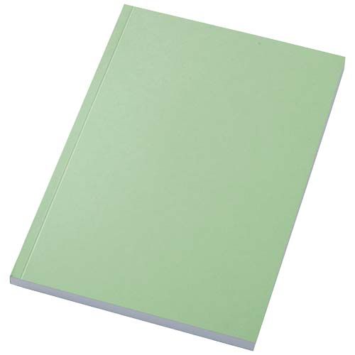 green Libreta A5 de tapa blanda con 100 hojas de papel reciclado