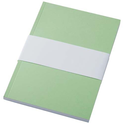 green Libreta A5 de tapa blanda con 100 hojas de papel reciclado
