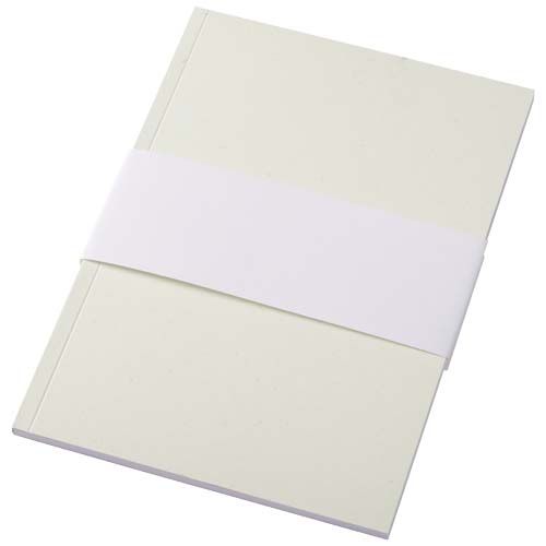 Libreta A5 de tapa blanda con 50 hojas de papel reciclado 