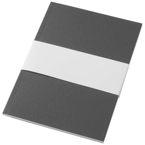 carbón Libreta A5 de tapa blanda con 50 hojas de papel reciclado