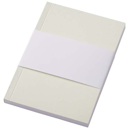 Libreta A6 de tapa blanda con 100 hojas de papel reciclado 