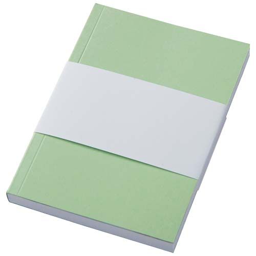 green Libreta A6 de tapa blanda con 100 hojas de papel reciclado