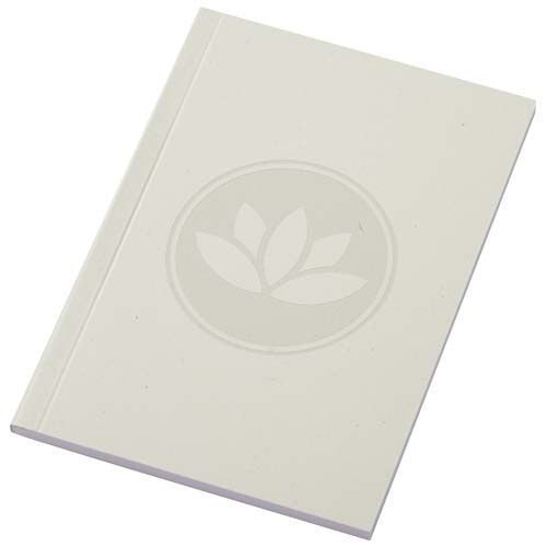 Libreta A6 de tapa blanda con 50 hojas de papel reciclado 