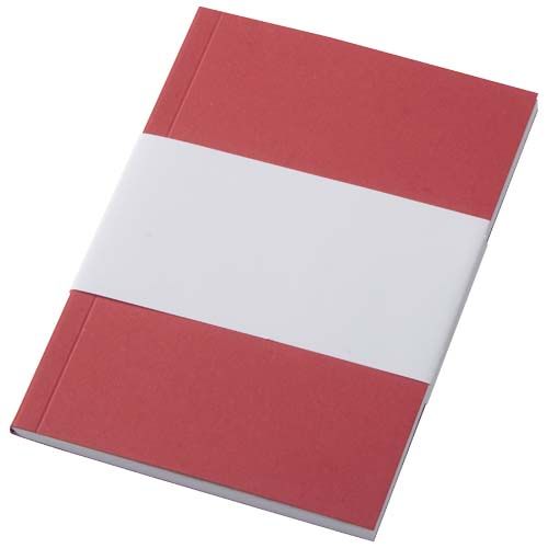 red Libreta A6 de tapa blanda con 50 hojas de papel reciclado