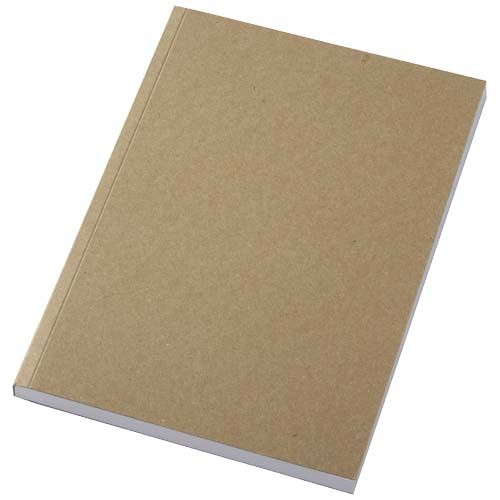 Libreta A5 de tapa blanda craft con 100 hojas de papel reciclado 