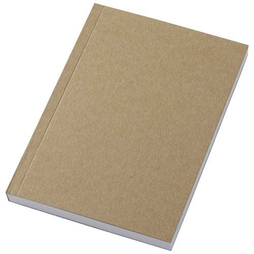Libreta A6 de tapa blanda craft con 100 hojas de papel reciclado 