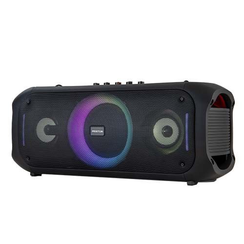 black Altavoz karaoke de 75 W con Bluetooth®