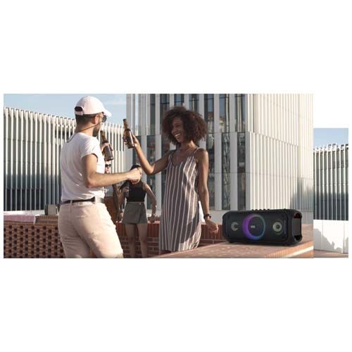 black Altavoz karaoke de 75 W con Bluetooth®