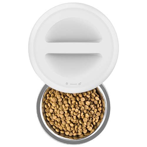 white Comedero automático inteligente con wifi