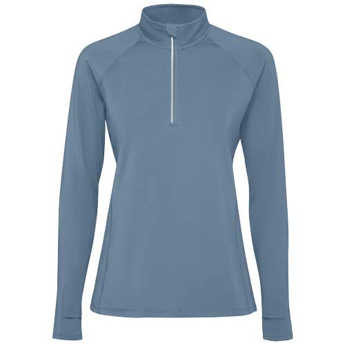 SUDADERA DE MANGA LARGA CON MEDIA CREMALLERA PARA MUJER DE 200 G/M² ESTAMBUL