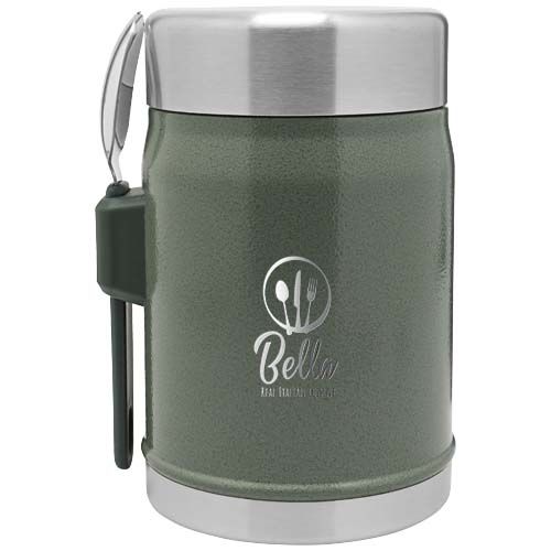 verde bosque Tarro de 400 ml con cuchador