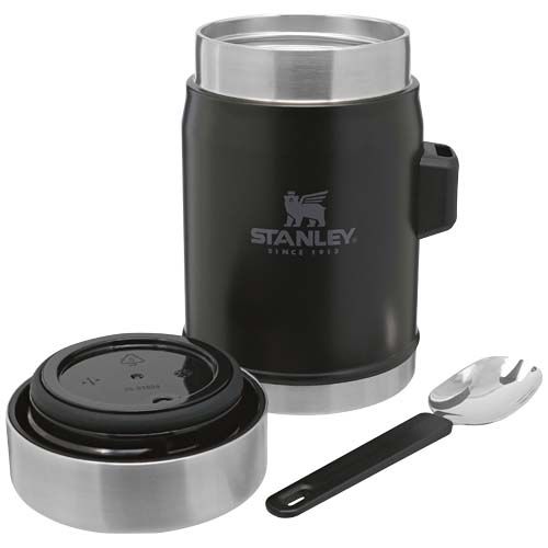 negro mate Tarro de 400 ml con cuchador