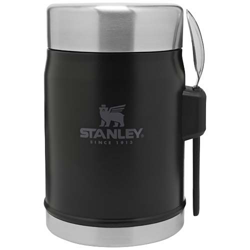 negro mate Tarro de 400 ml con cuchador