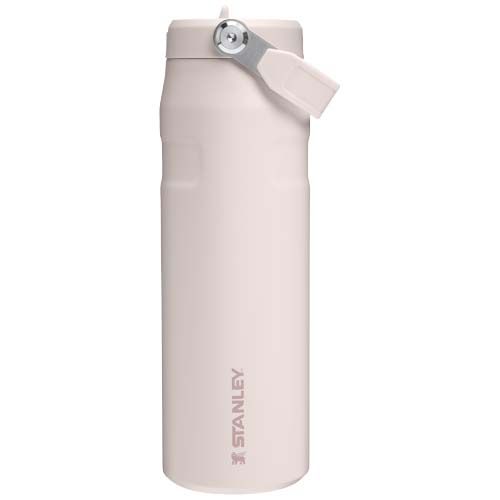rosa claro Botella de agua de 700 ml con pajita abatible