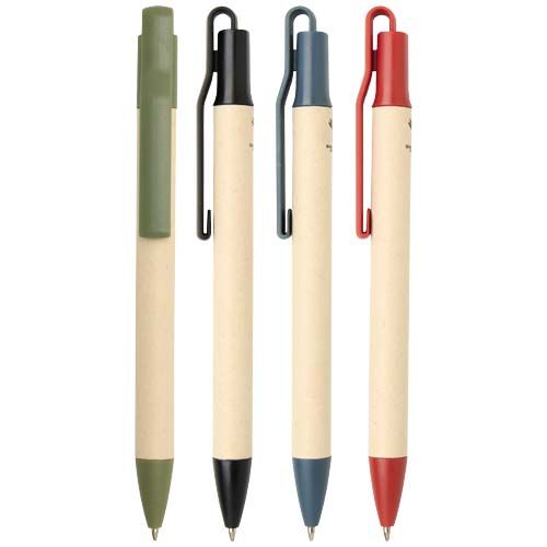 Bolígrafo de papel de caña de azúcar (tinta azul) 