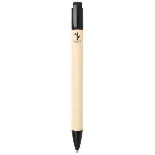 Bolígrafo de papel de caña de azúcar (tinta azul) 