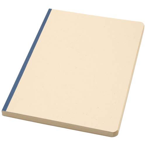 Libreta A5 de tapa blanda de RPET y caña de azúcar 
