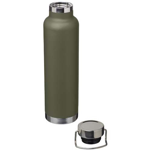 verde bosque Botella de 650 ml de acero inoxidable reciclado con certificado RCS con aislamiento de cobre