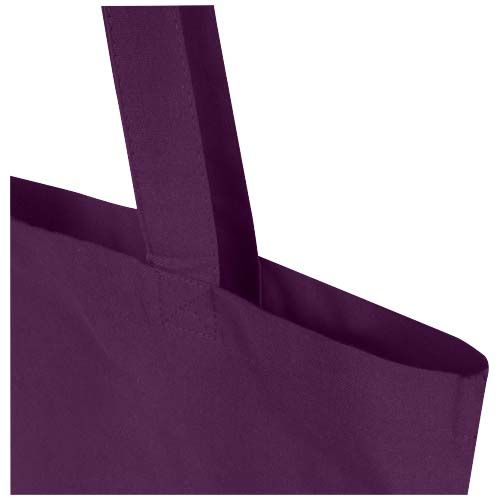 Bolsa Tote de 7 L de algodón reciclado de 140 g/m² con certificado GRS 