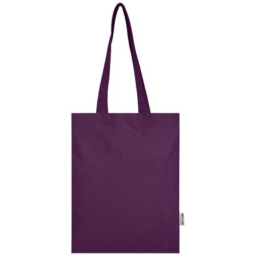 Bolsa Tote de 7 L de algodón reciclado de 140 g/m² con certificado GRS 