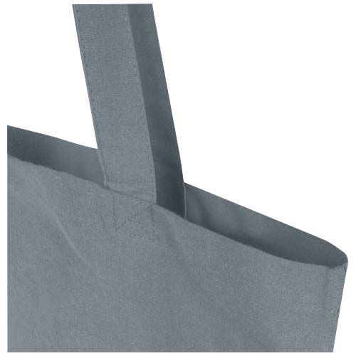 Bolsa Tote de 7 L de algodón reciclado de 140 g/m² con certificado GRS 