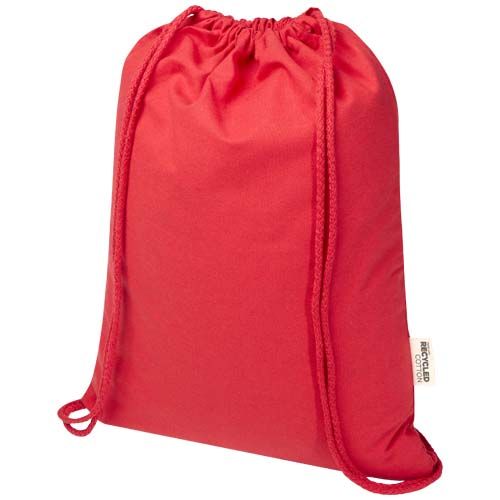 BOLSA DE 5 L CON CORDÓN DE ALGODÓN RECICLADO DE 140 G/M² CON CERTIFICADO GRS 