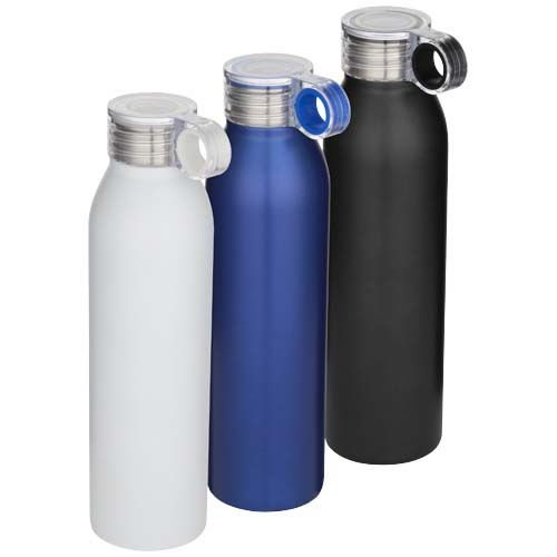 black Botella de 650 ml de acero inoxidable con certificado RCS