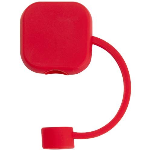red Funda de silicona para pajita