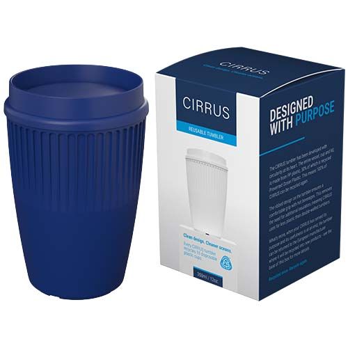 blue Vaso de 350 ml con tapa de 360°