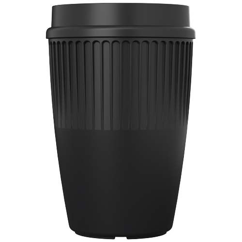 black Vaso de 350 ml con tapa de 360°