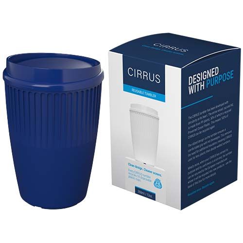 blue Vaso de 350 ml con tapa