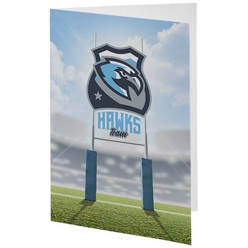 white Tarjeta de felicitación A5