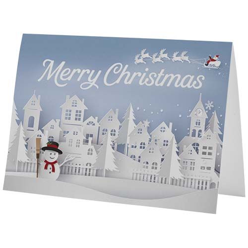 white Tarjeta de felicitación A5