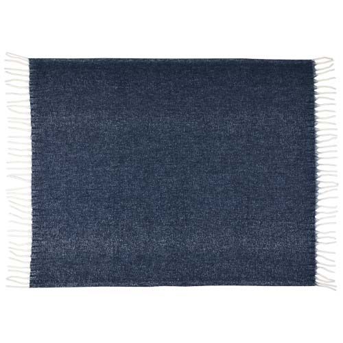 azul oscuro Manta reciclada con certificado GRS