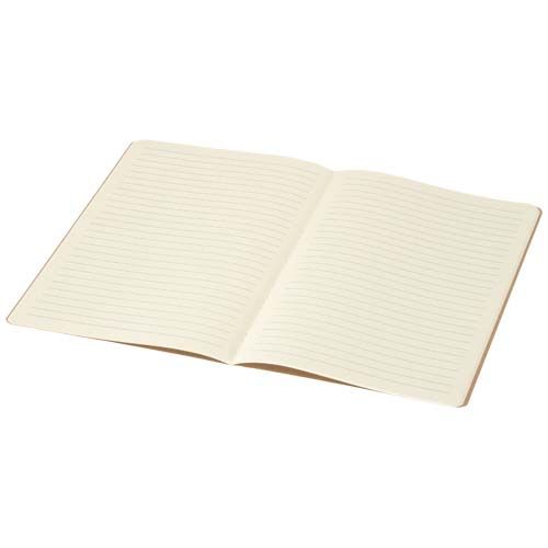 natural Libreta kraft A5 con páginas rayadas