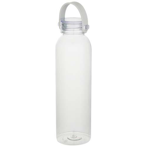 blanco translúcido Botella de 630 ml de plástico reciclado con certificado RCS