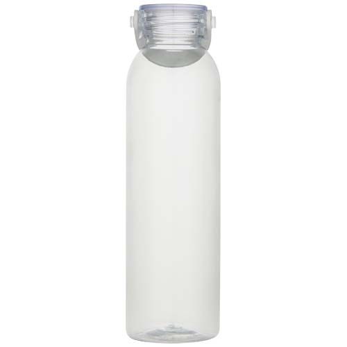 blanco translúcido Botella de 630 ml de plástico reciclado con certificado RCS