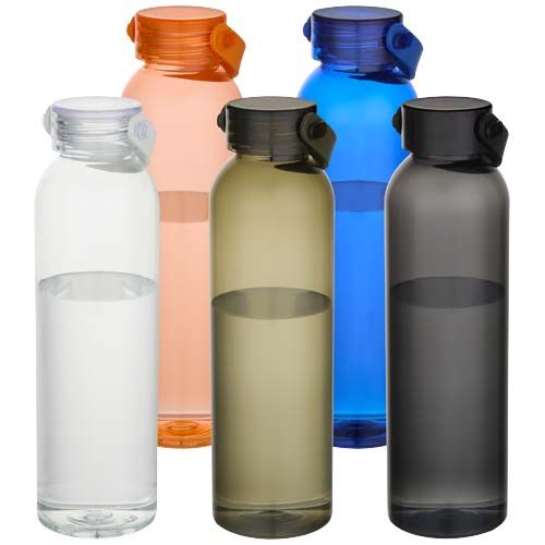 blanco translúcido Botella de 630 ml de plástico reciclado con certificado RCS