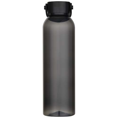 black Botella de 630 ml de plástico reciclado con certificado RCS