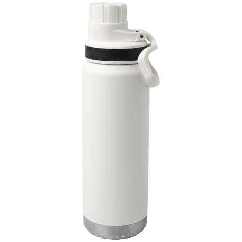 white Botella de 700 ml con aislamiento de cobre en acero inoxidable reciclado con certificado RCS