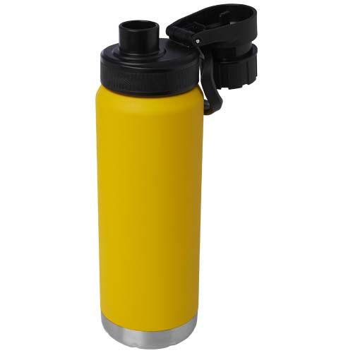 ocre Botella de 700 ml con aislamiento de cobre en acero inoxidable reciclado con certificado RCS