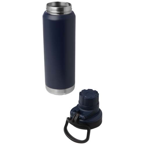 azul marino Botella de 700 ml con aislamiento de cobre en acero inoxidable reciclado con certificado RCS