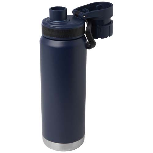 azul marino Botella de 700 ml con aislamiento de cobre en acero inoxidable reciclado con certificado RCS