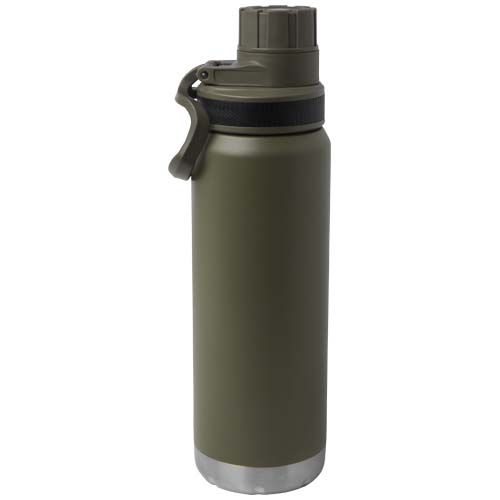 verde bosque Botella de 700 ml con aislamiento de cobre en acero inoxidable reciclado con certificado RCS