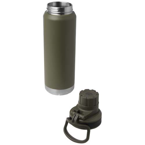 verde bosque Botella de 700 ml con aislamiento de cobre en acero inoxidable reciclado con certificado RCS