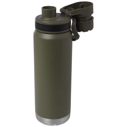 verde bosque Botella de 700 ml con aislamiento de cobre en acero inoxidable reciclado con certificado RCS