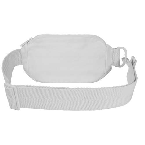 white Bolso cruzado de material reciclado Aware™ de 500 g/m²
