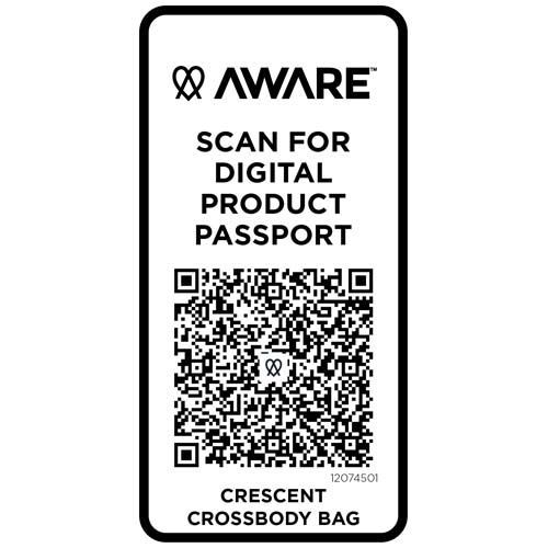 Bolso cruzado de material reciclado Aware™ de 500 g/m² 