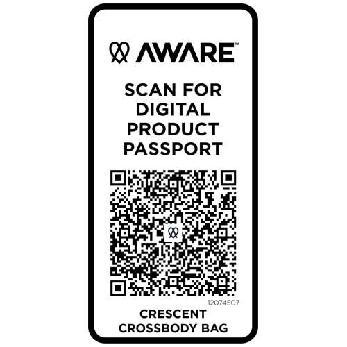 Bolso cruzado de material reciclado Aware™ de 500 g/m² 